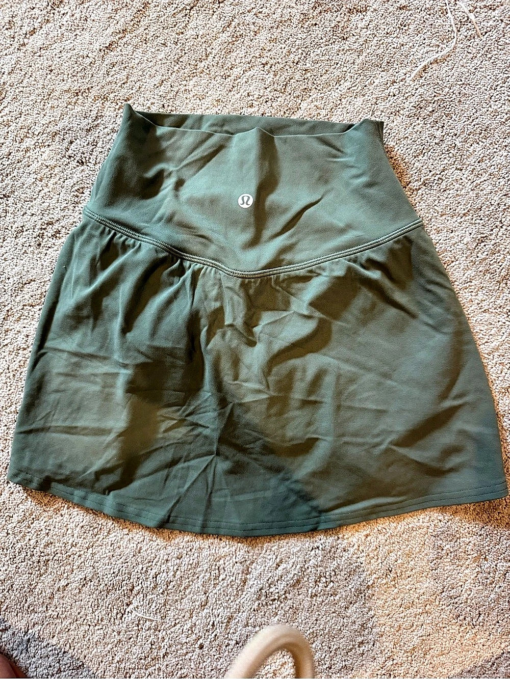lululemon Angled-Pleat High-Rise Tennis Skirt Green Size 4- fits small!